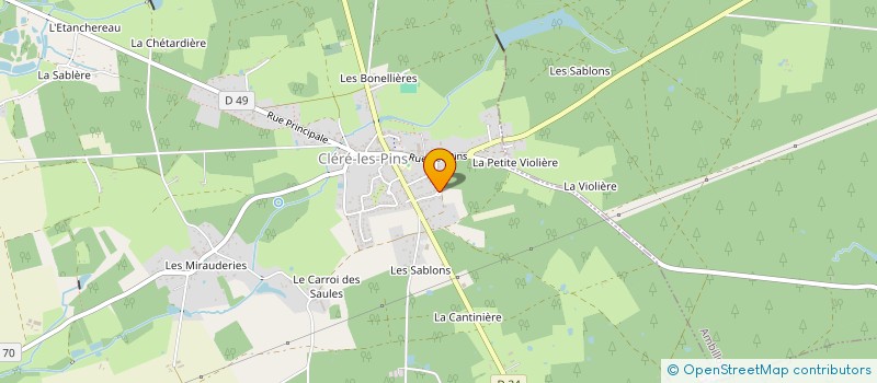 localisation de l'entreprise MONSIEUR SIMON LAIZE  CLERE-LES-PINS