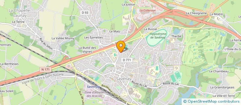 localisation de l'entreprise MONSIEUR SIMON LAMBERT  SAVENAY