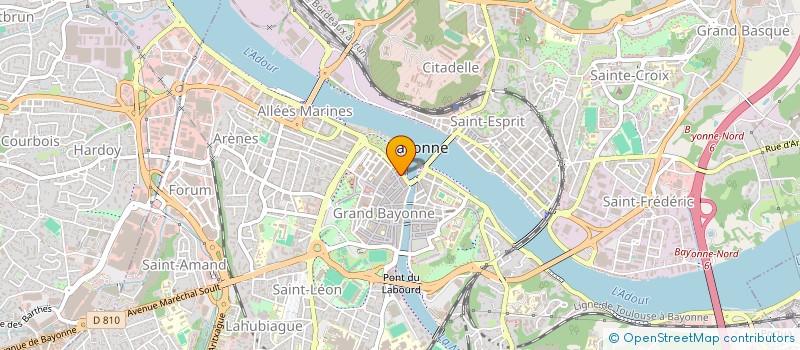 localisation de l'entreprise MONSIEUR SIMON LANDREIN à BAYONNE