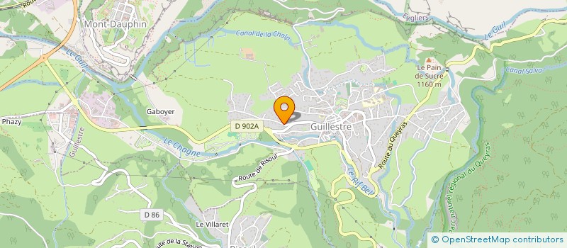 localisation de l'entreprise MONSIEUR SIMON LASSERRE  GUILLESTRE