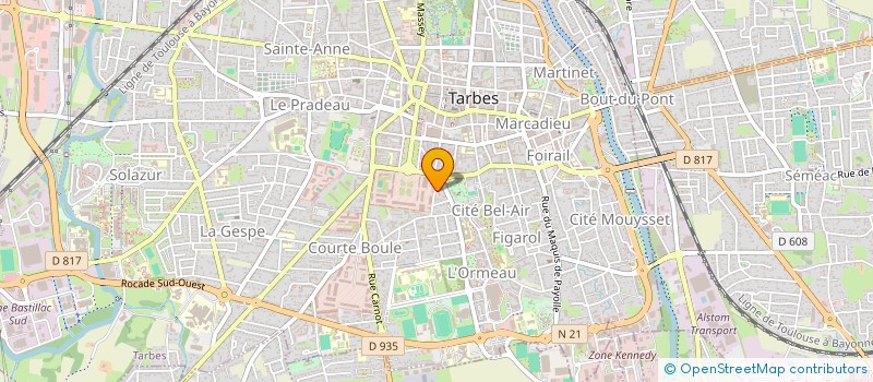 localisation de l'entreprise MONSIEUR SIMON LATAPIE  TARBES