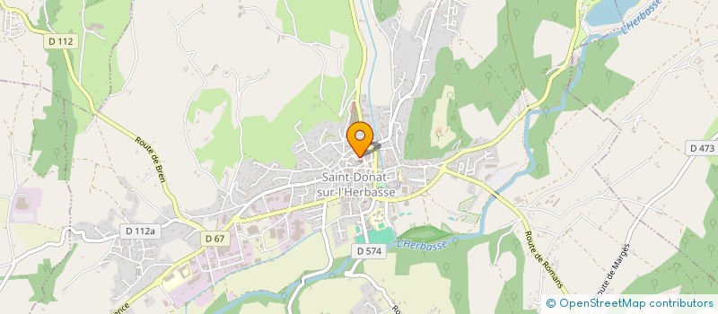 localisation de l'entreprise MONSIEUR SIMON LAURENT  SAINT-DONAT-SUR-L'HERBASSE