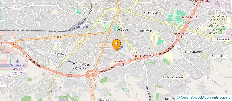 localisation de l'entreprise MONSIEUR SIMON LAVERGNE à ALBI