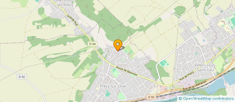 localisation de l'entreprise MONSIEUR SIMON LAZARD  PRECY-SUR-OISE