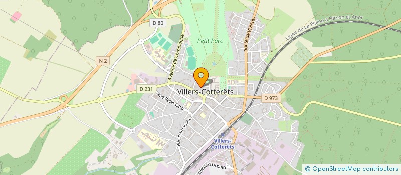 localisation de l'entreprise MONSIEUR SIMON LE BOEUF à VILLERS COTTERETS