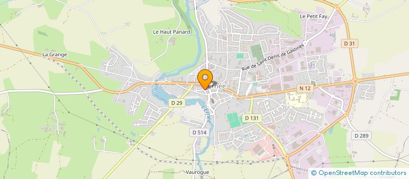 localisation de l'entreprise MONSIEUR SIMON LE BOURDAIS  ERNEE