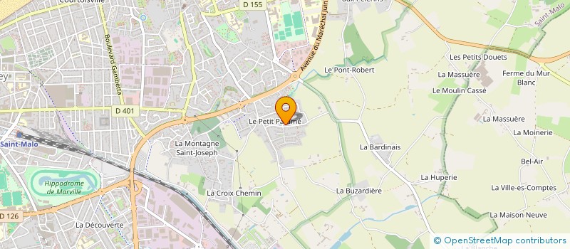 localisation de l'entreprise MONSIEUR SIMON LE DENMAT  SAINT-MALO