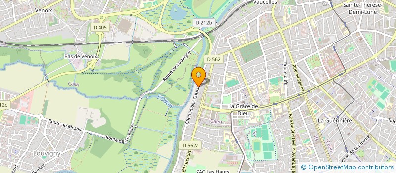 localisation de l'entreprise MONSIEUR SIMON LE HELLO  FLEURY-SUR-ORNE