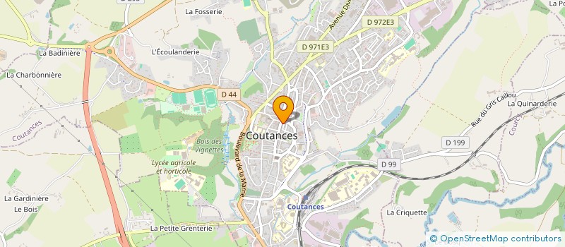 localisation de l'entreprise MONSIEUR SIMON LE PAPE  COUTANCES