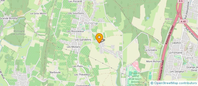 localisation de l'entreprise MONSIEUR SIMON LEBEAU  HURIGNY