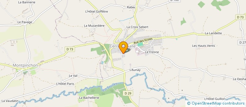 localisation de l'entreprise MONSIEUR SIMON LECERF  CERISY-LA-SALLE