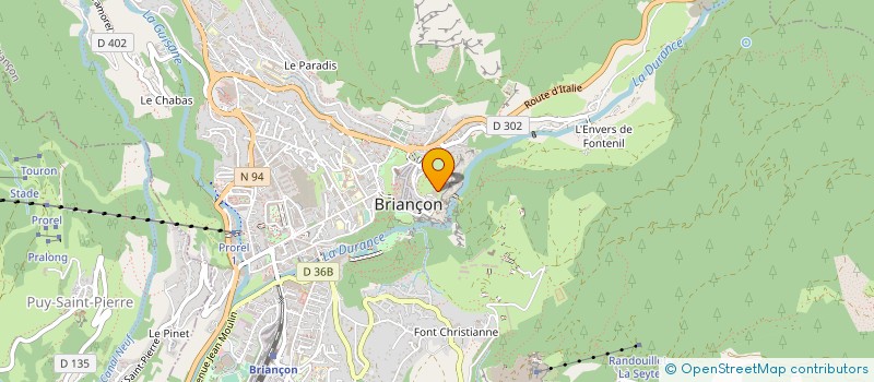 localisation de l'entreprise MONSIEUR SIMON LECLERC à BRIANCON