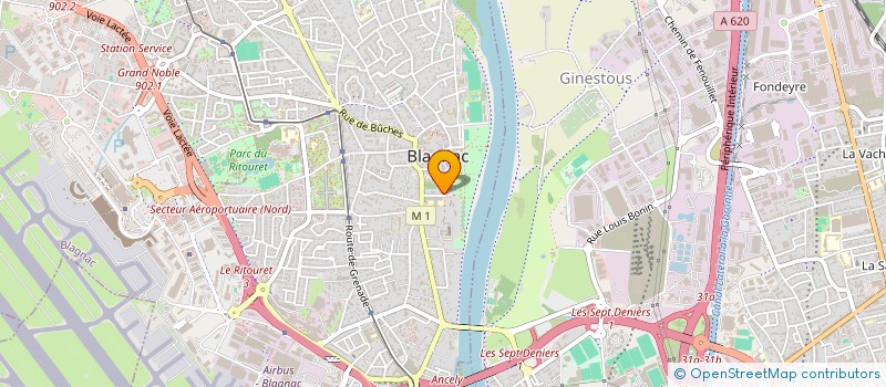 localisation de l'entreprise MONSIEUR SIMON LECLERCQ  BLAGNAC