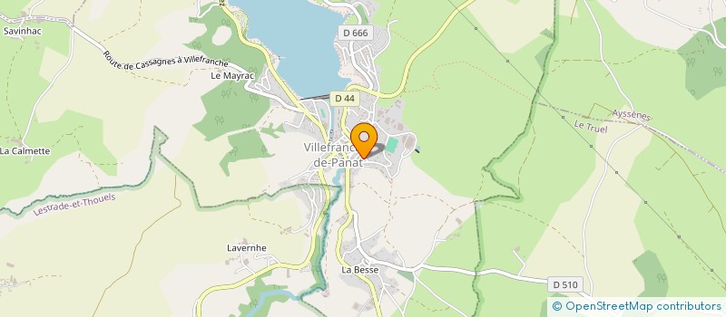 localisation de l'entreprise MONSIEUR SIMON LEGRAND à VILLEFRANCHE-DE-PANAT