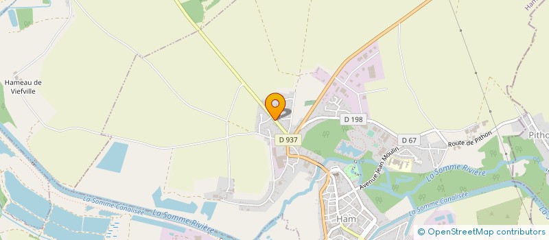 localisation de l'entreprise MONSIEUR SIMON LEMAIRE  HAM