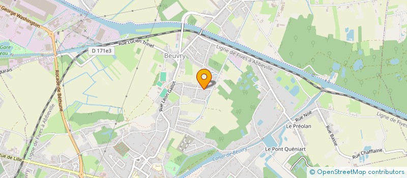 localisation de l'entreprise MONSIEUR SIMON LEMAIRE  BEUVRY