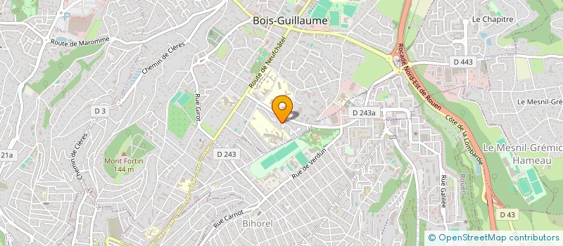localisation de l'entreprise MONSIEUR SIMON LENDORMY à BOIS-GUILLAUME