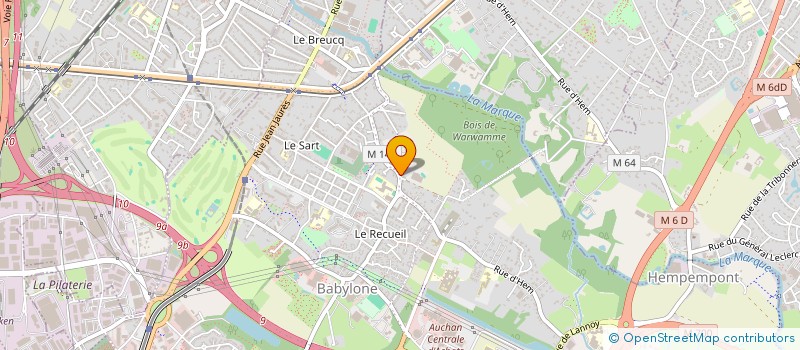 localisation de l'entreprise MONSIEUR SIMON LENOIR à VILLENEUVE-D'ASCQ