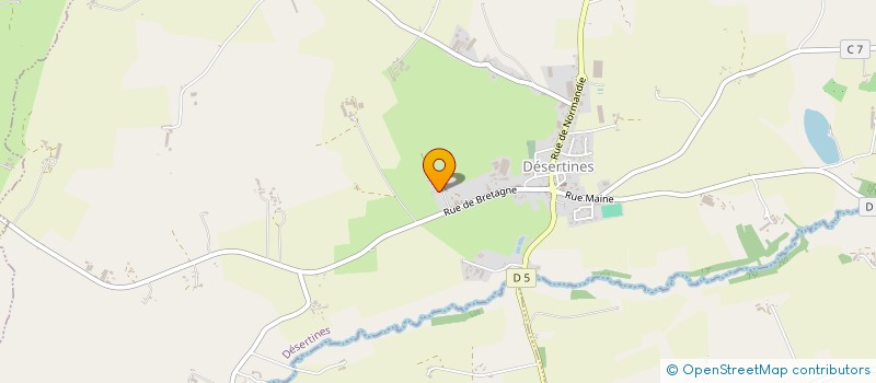 localisation de l'entreprise MONSIEUR SIMON LESTAS  DESERTINES