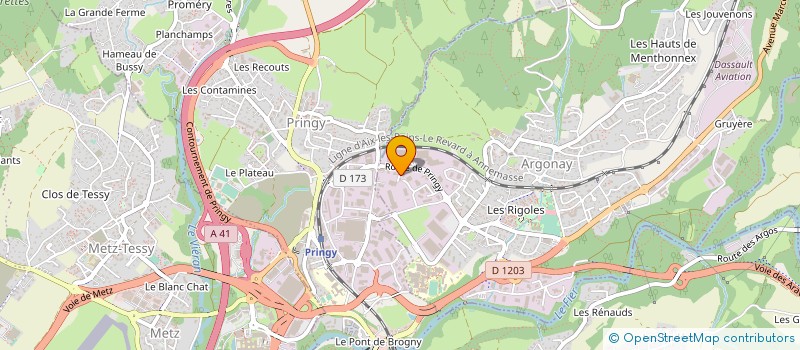 localisation de l'entreprise MONSIEUR SIMON LETONDAL à ANNECY