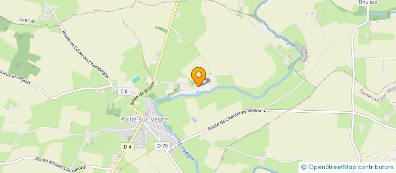 localisation de l'entreprise MONSIEUR SIMON LETOURNEUR  POILLE-SUR-VEGRE