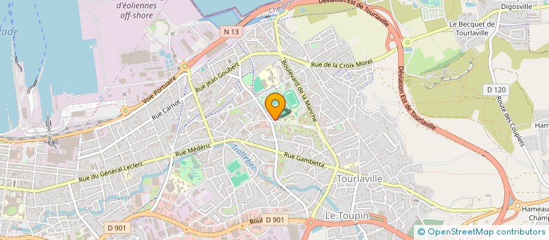 localisation de l'entreprise MONSIEUR SIMON LEVALLOIS  CHERBOURG-EN-COTENTIN