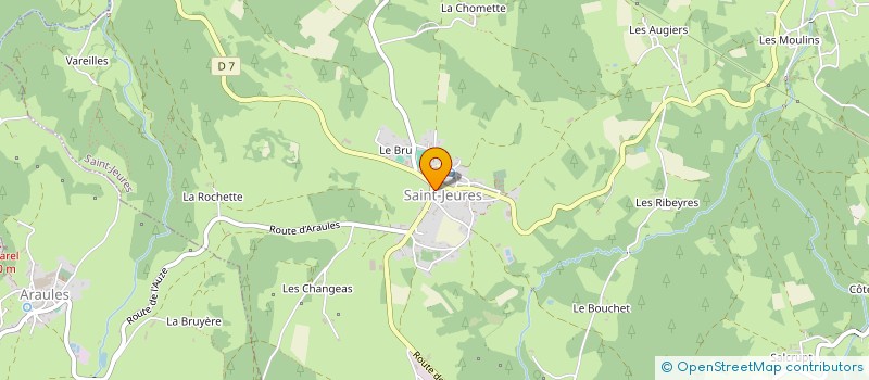 localisation de l'entreprise MONSIEUR SIMON LEVEL  SAINT-JEURES