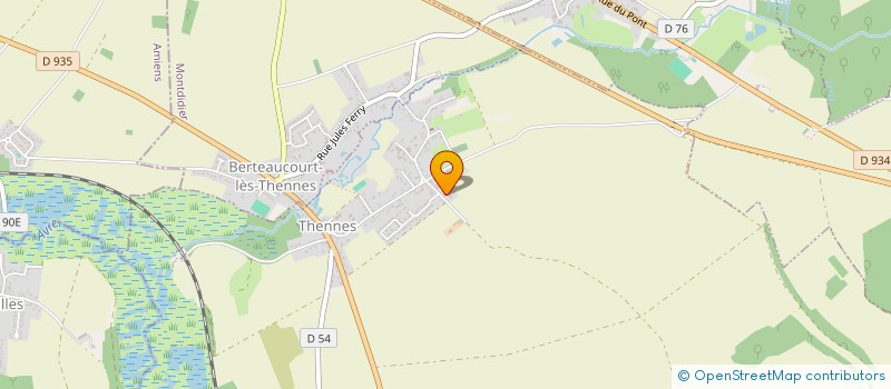 localisation de l'entreprise MONSIEUR SIMON LEVISSE  THENNES