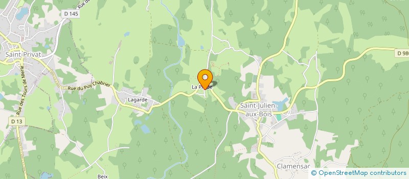 localisation de l'entreprise MONSIEUR SIMON LHERM  SAINT-JULIEN-AUX-BOIS