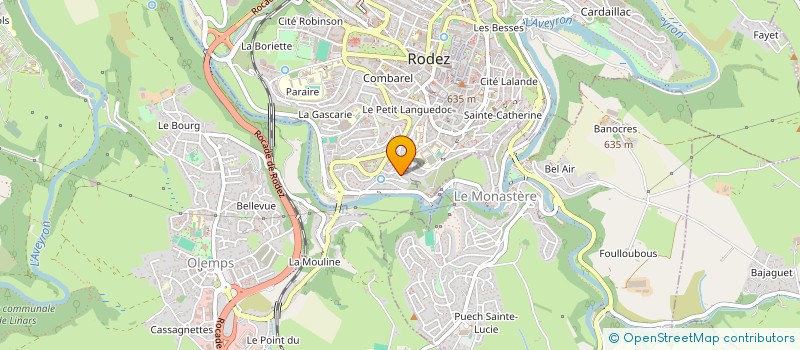 localisation de l'entreprise MONSIEUR SIMON LHOTELLIER  RODEZ