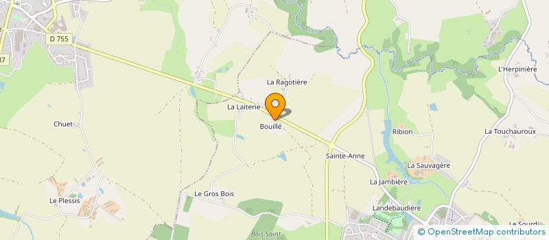 localisation de l'entreprise MONSIEUR SIMON LIBAUD  LA GAUBRETIERE