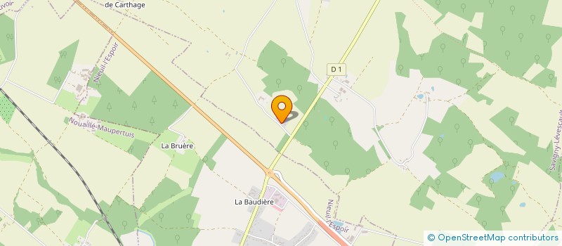 localisation de l'entreprise MONSIEUR SIMON LIMOUSIN  SAVIGNY-LEVESCAULT