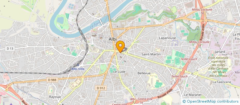 localisation de l'entreprise MONSIEUR SIMON LINGET à ALBI