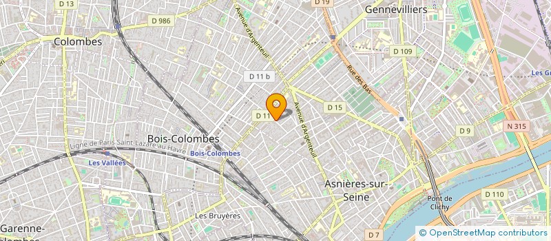 localisation de l'entreprise MONSIEUR SIMON LOIZEAU à ASNIERES-SUR-SEINE