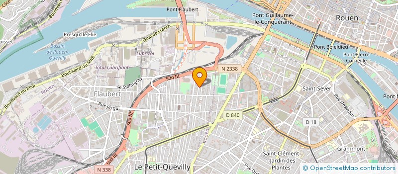 localisation de l'entreprise MONSIEUR SIMON LONGO  LE PETIT-QUEVILLY