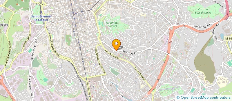 localisation de l'entreprise MONSIEUR SIMON LONJON  SAINT-ETIENNE