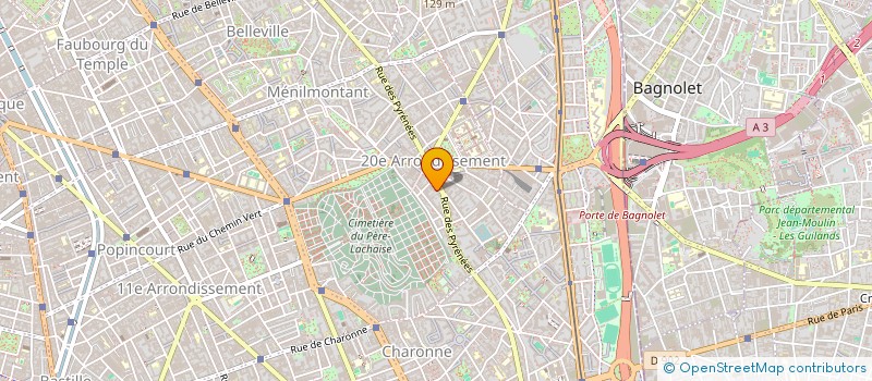 localisation de l'entreprise MONSIEUR SIMON LOREAL  PARIS