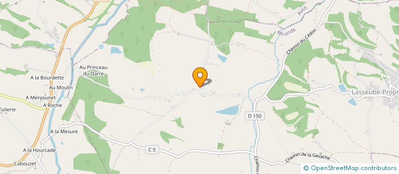 localisation de l'entreprise MONSIEUR SIMON LOTH  LASSEUBE-PROPRE