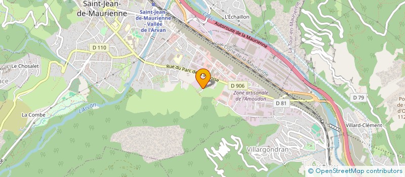 localisation de l'entreprise MONSIEUR SIMON LOUIS BOCHET  FONTCOUVERTE-LA-TOUSSUIRE