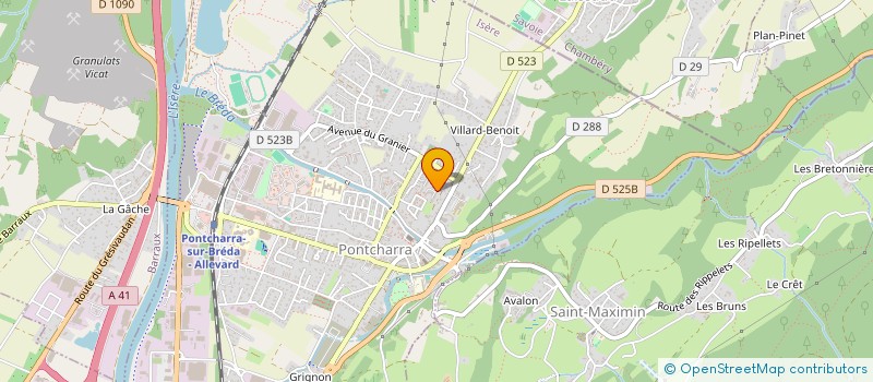 localisation de l'entreprise MONSIEUR SIMON LUKIE  PONTCHARRA