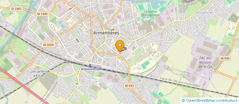 localisation de l'entreprise MONSIEUR SIMON MABRIER  ARMENTIERES