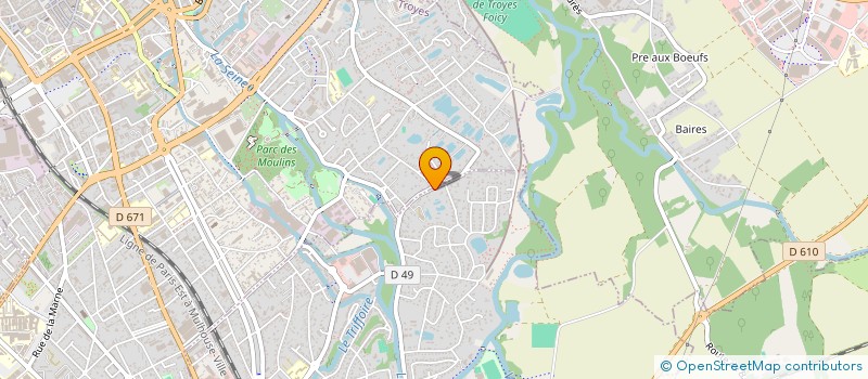 localisation de l'entreprise MONSIEUR SIMON MALESIEUX  SAINT-JULIEN-LES-VILLAS