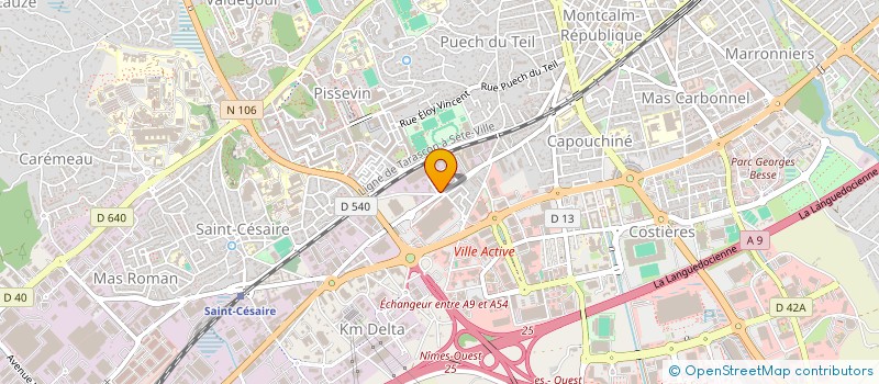 localisation de l'entreprise MONSIEUR SIMON MALFAIT  NIMES