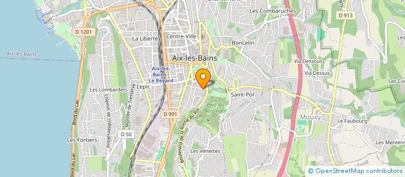 localisation de l'entreprise MONSIEUR SIMON MALFILATRE à AIX-LES-BAINS