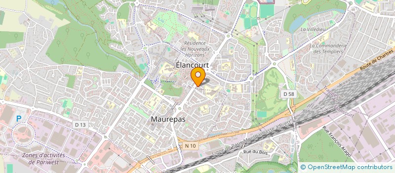 localisation de l'entreprise MONSIEUR SIMON MALLEGOL  ELANCOURT