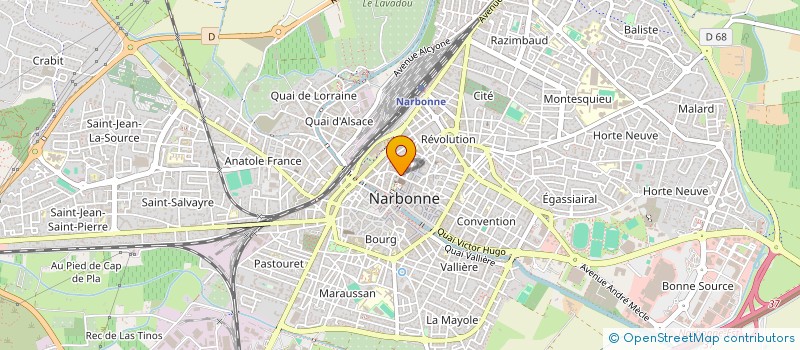 localisation de l'entreprise MONSIEUR SIMON MALVOISIN  NARBONNE