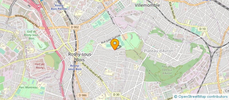 localisation de l'entreprise MONSIEUR SIMON MANGAYA EBWA à ROSNY-SOUS-BOIS