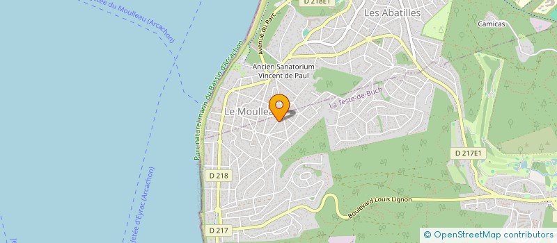 localisation de l'entreprise MONSIEUR SIMON MAO  LA TESTE-DE-BUCH