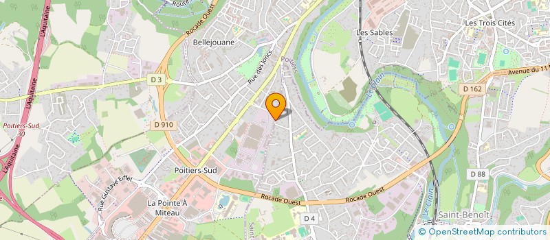 localisation de l'entreprise MONSIEUR SIMON MARCHE  POITIERS