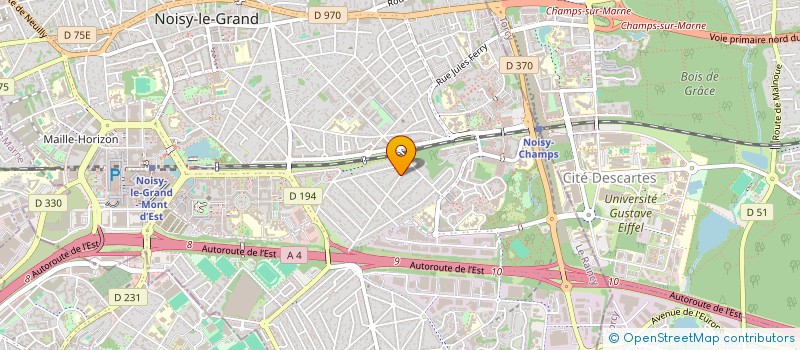 localisation de l'entreprise MONSIEUR SIMON MARCQ  NOISY-LE-GRAND